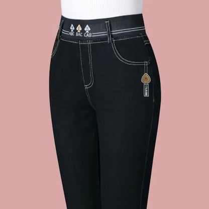Women's Oversize Jeans 26-38 - Slim High Waist Skinny Denim Pants