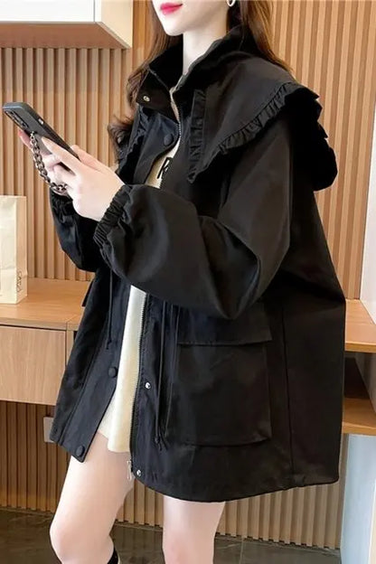 Women's Waterproof Trench Coat - Thin Windbreaker