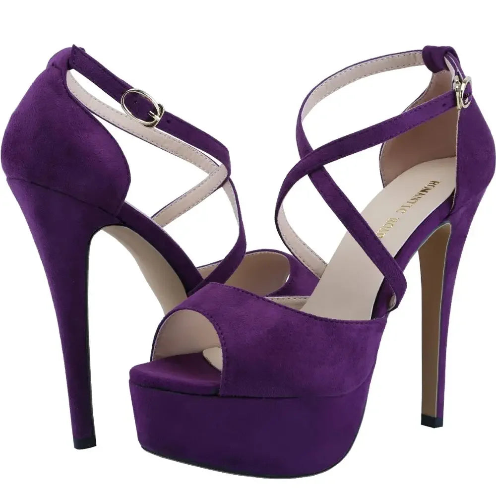 Women Sandals 2026 Platform High Heels 14CM