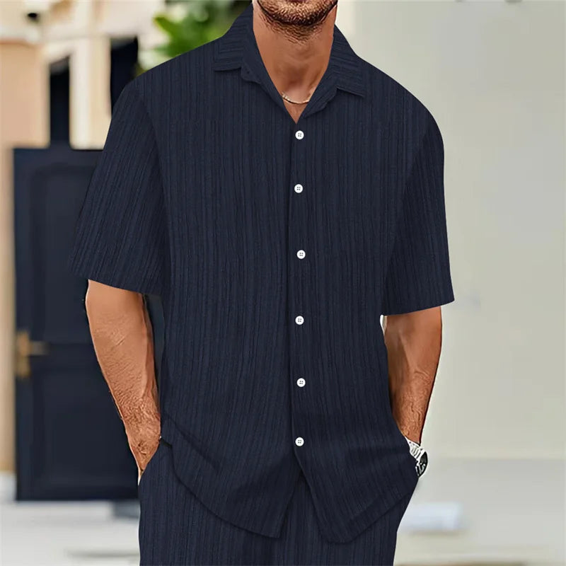 Men's Lightweight Casual Short Sleeve Shirt