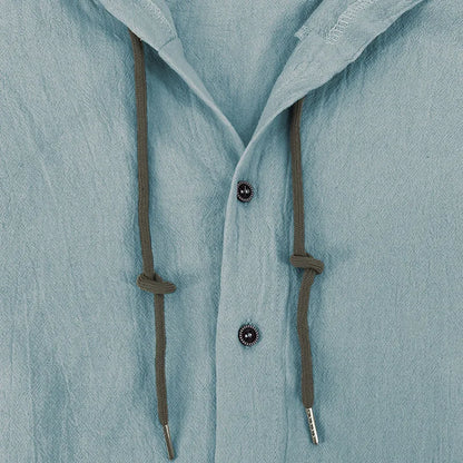 Men's Hooded Long Sleeve Beach Shirt
