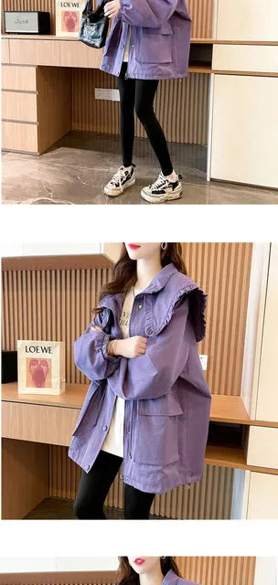 Women's Waterproof Trench Coat - Thin Windbreaker