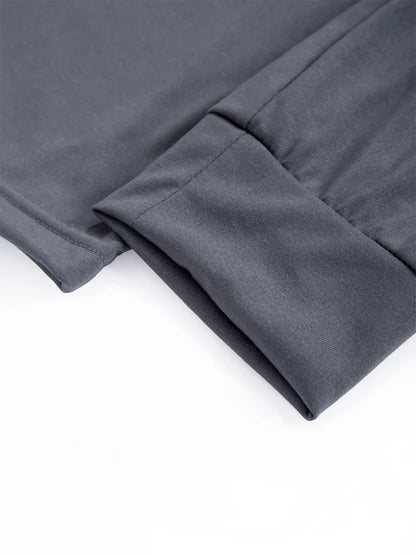 Men's Henley Slim Fit Sports Long Sleeve T-Shirt