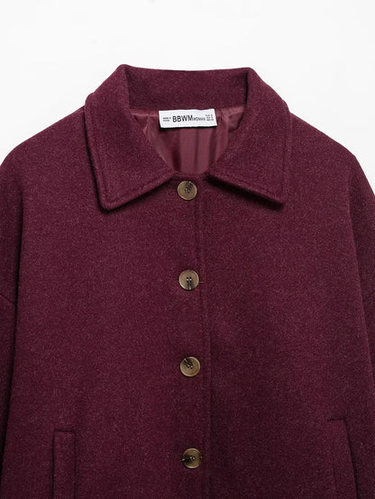 Women's Jackets Coats Autumn 2025 New Chic Loose Warm Elegant