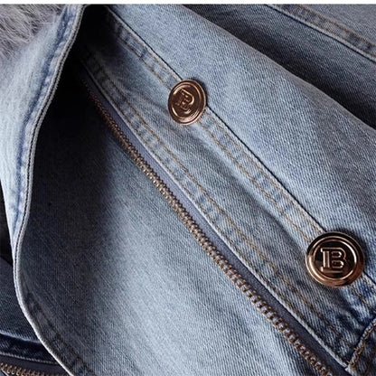 Women's Winter Denim Jacket