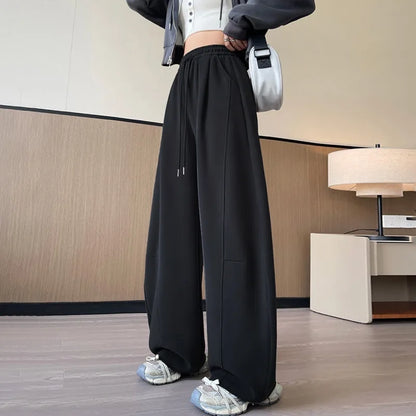 Sports Pants Women Spring Autumn High-Waisted Slim
