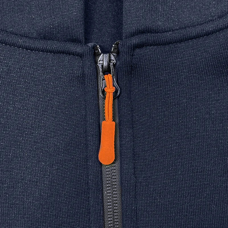 Men's Fleece Zipper Sportswear Suit Set