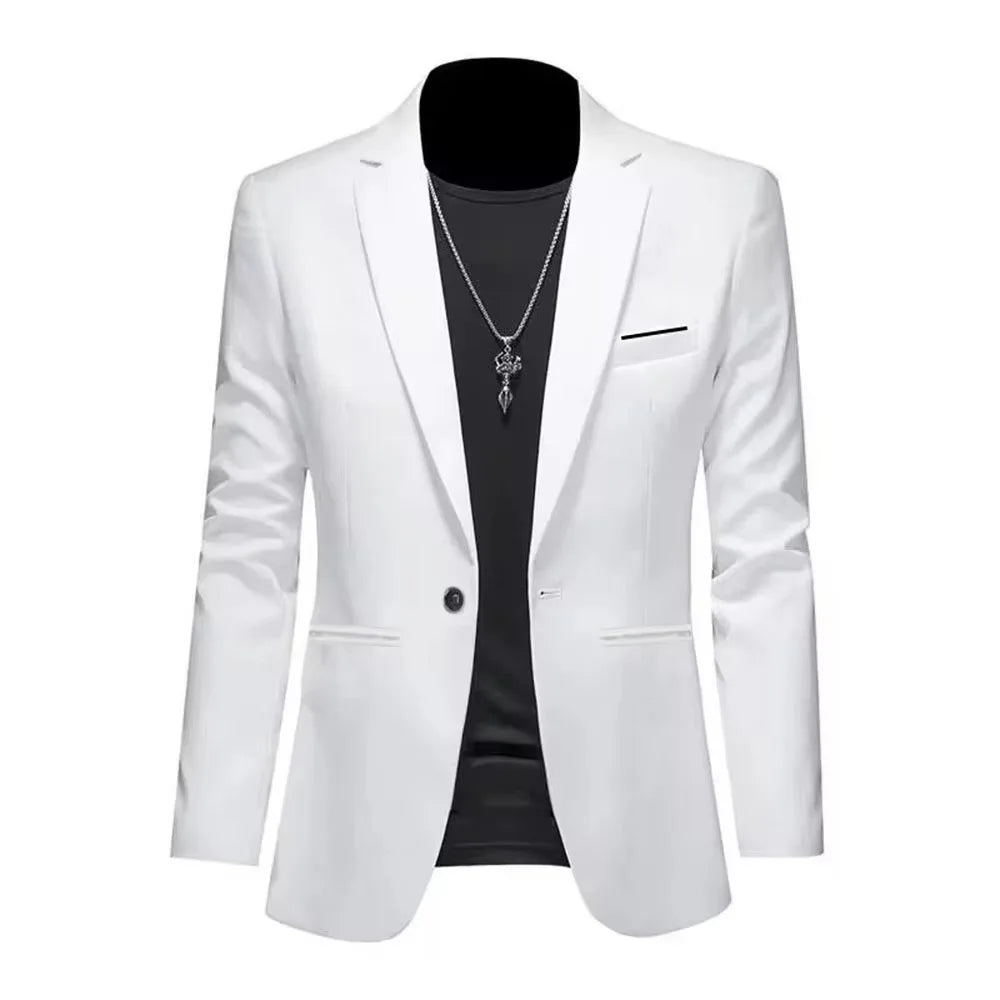 Men's Slim Fit Non-Iron Business Suit Jacket