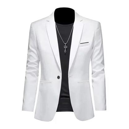 Men's Slim Fit Non-Iron Business Suit Jacket
