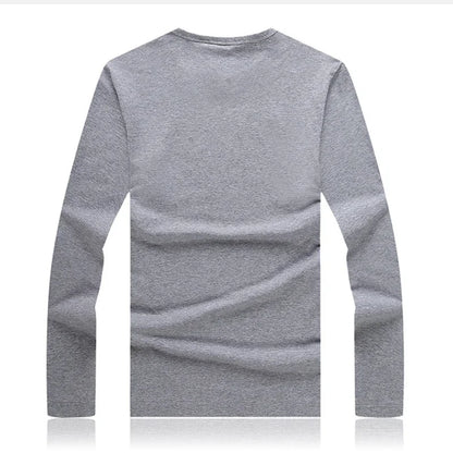 Men's Slim Fit O-Neck Long Sleeve T-Shirt 2025