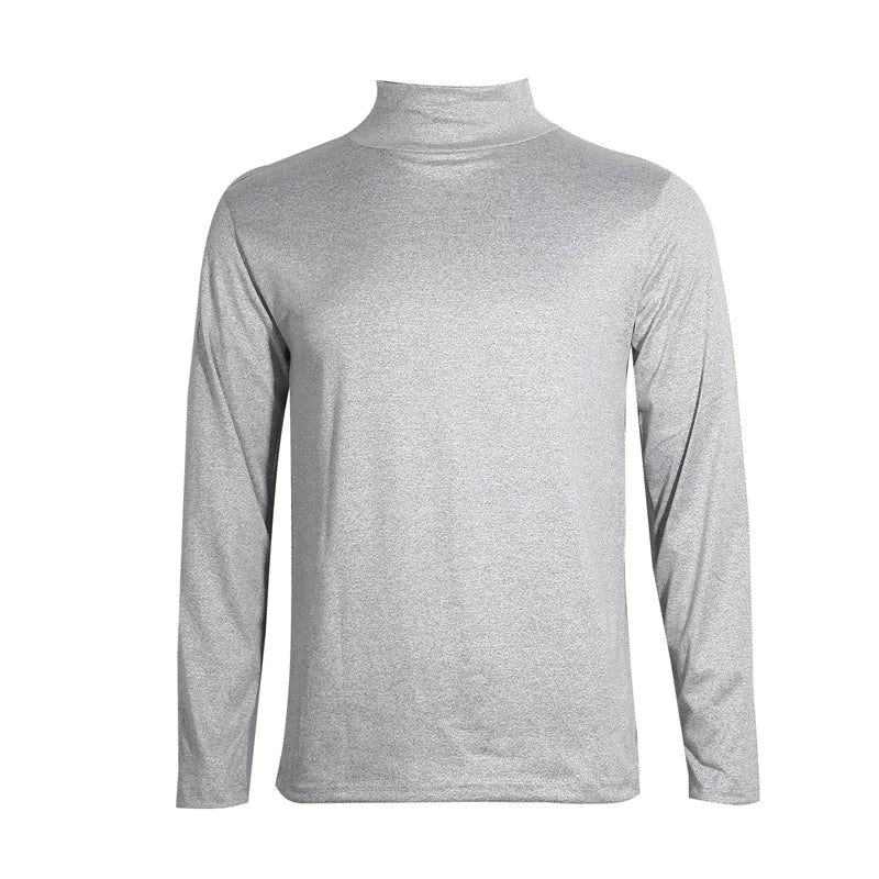 Kişi Slim Fit Boğazlı Uzunqol Köynək
