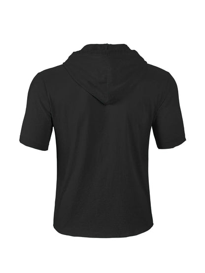 Men's Linen Short Sleeve Beach Shirt