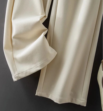 Women's Pants Work Dress Office Tailoring Wide Leg 2025