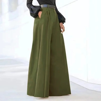 Wide Leg Pants Women Palazzo Summer Printed Linen