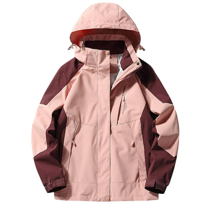 Hooded Ski Jacket - Windproof Winter Sports Coat