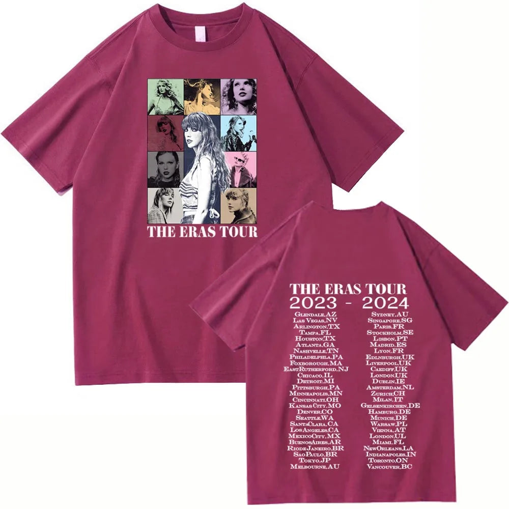 The Era Tour T-Shirt - Harajuku O-Neck Casual Tee for Men & Women (Fan Gift)