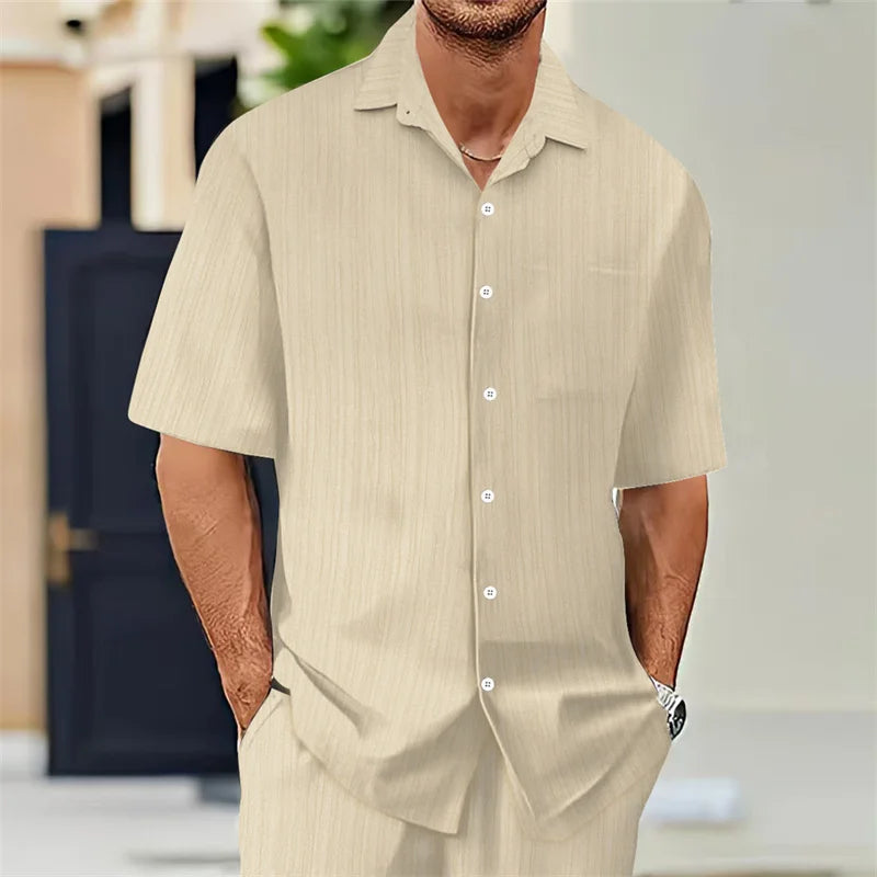 Men's Lightweight Casual Short Sleeve Shirt
