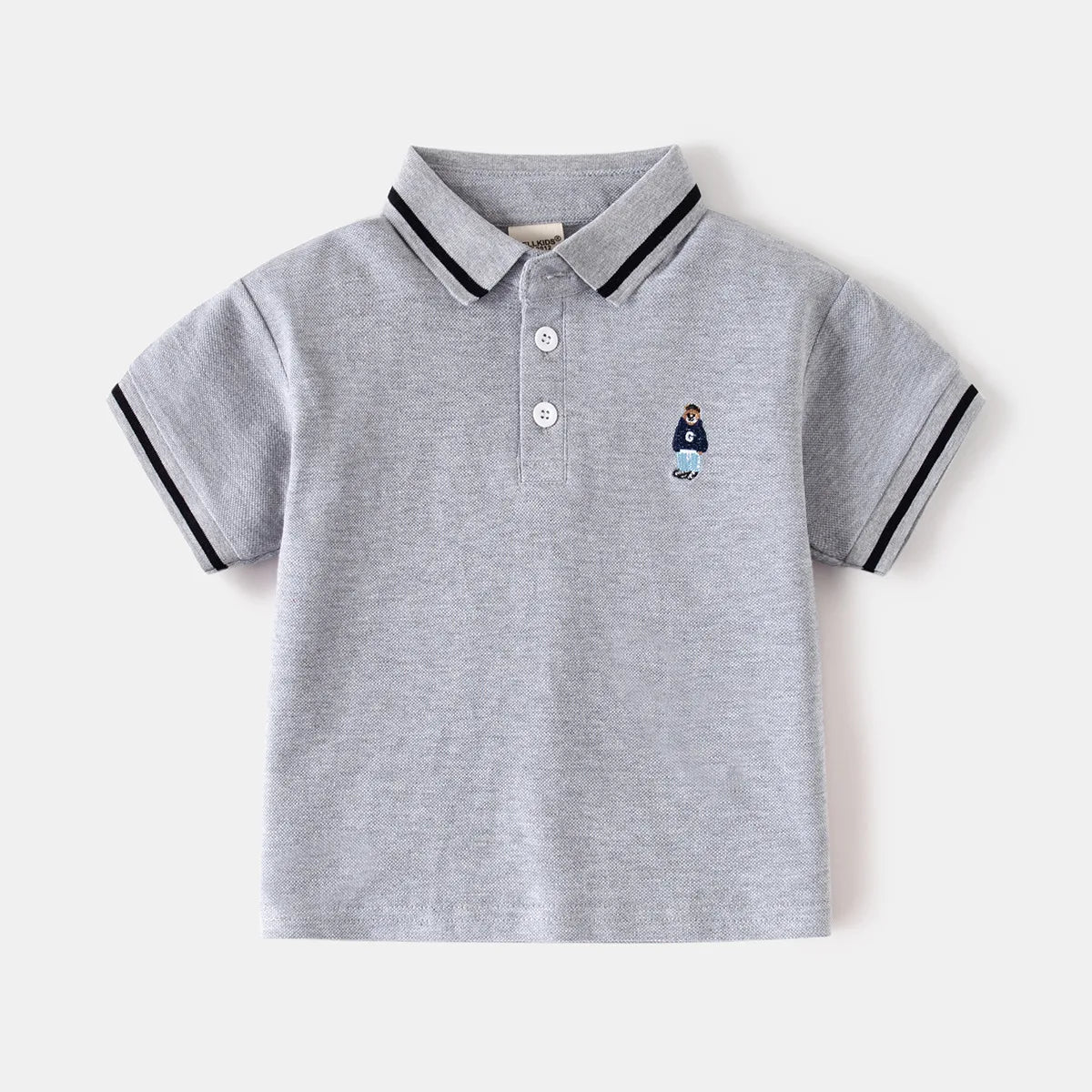 Boys' Bear Polo T-Shirt - Toddler Kids Top