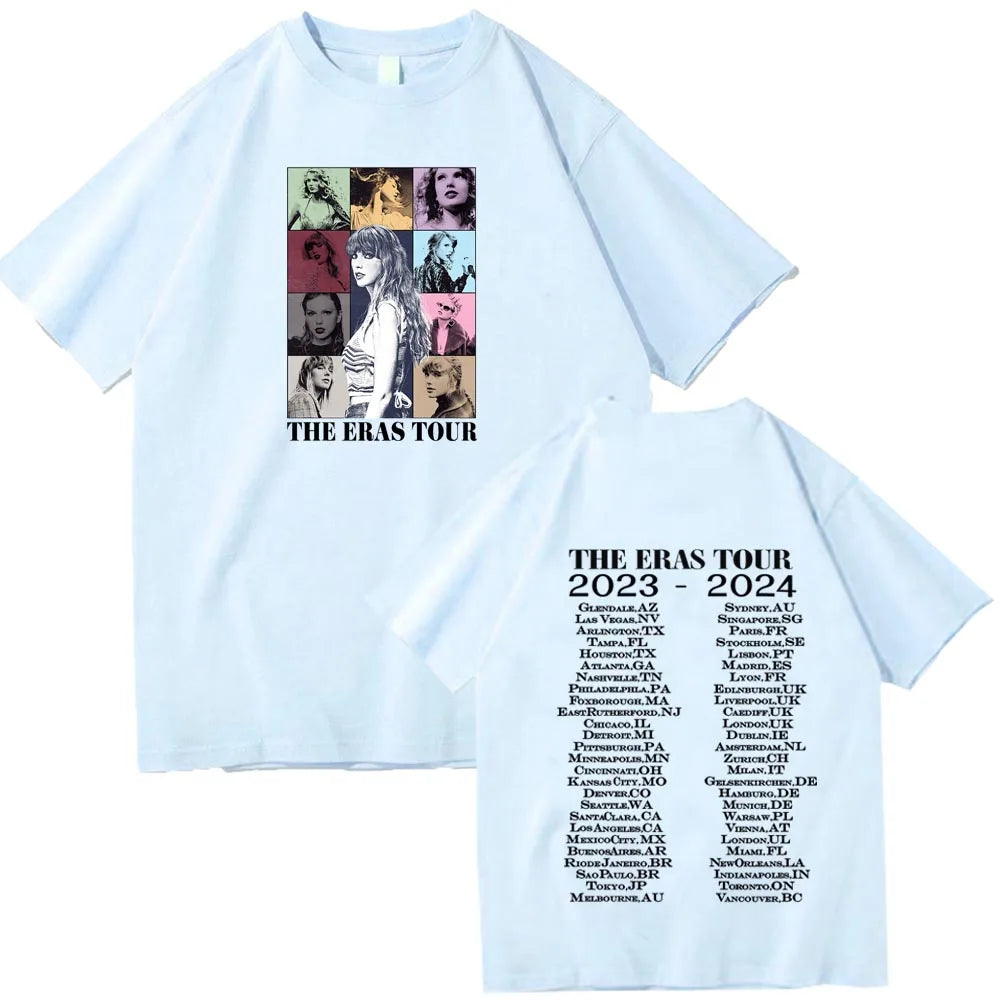 The Era Tour T-Shirt - Harajuku O-Neck Casual Tee for Men & Women (Fan Gift)