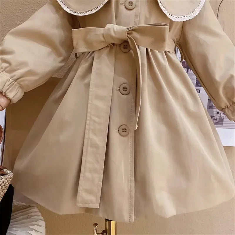 Qadın Zərif Trench Palto - Klassik Uzun Windbreaker Gödəkçə