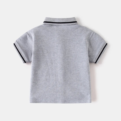 Boys' Bear Polo T-Shirt - Toddler Kids Top