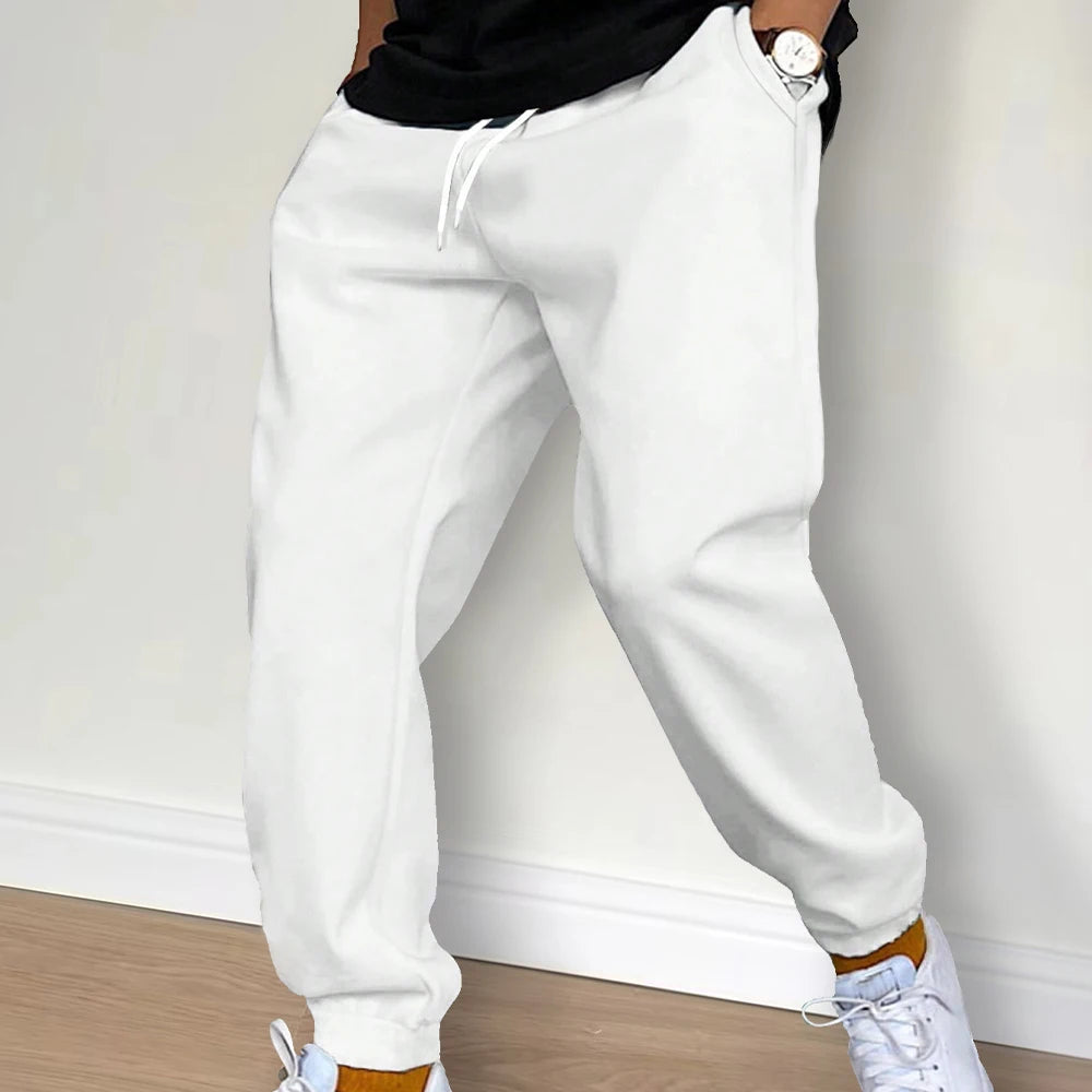 Men's Casual Fleece Sweatpants - Jogger Sports Trousers