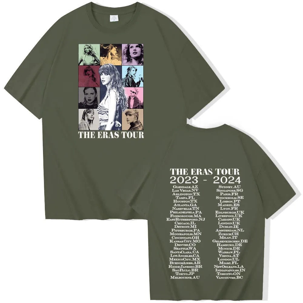 The Era Tour T-Shirt - Harajuku O-Neck Casual Tee for Men & Women (Fan Gift)