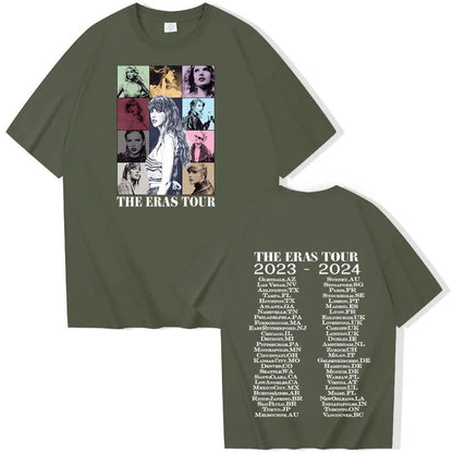 The Era Tour T-Shirt - Harajuku O-Neck Casual Tee for Men & Women (Fan Gift)