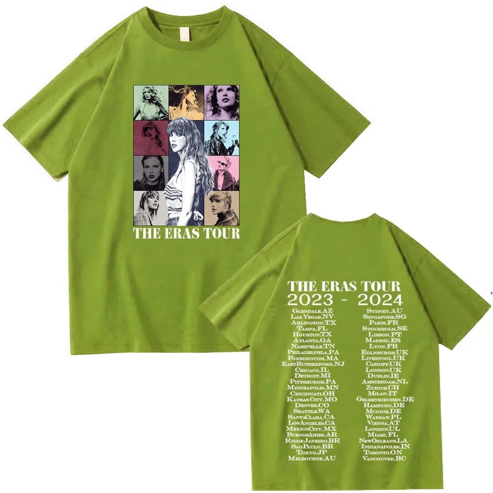 The Era Tour T-Shirt - Harajuku O-Neck Casual Tee for Men & Women (Fan Gift)