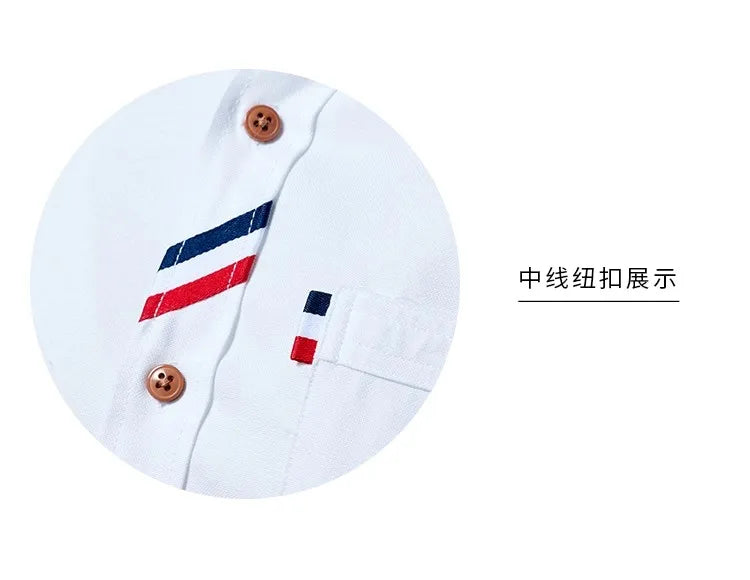 Men's Slim Fit Striped Long Sleeve Shirt