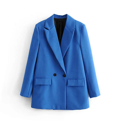 MUJER 2025 Women's Blazers New Office Casual Blazer Woman Straight Outerwears Fashion Women's Tailoring Blazers for Women Coats