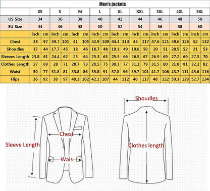 Men's Suede Single Breasted Luxury Blazer