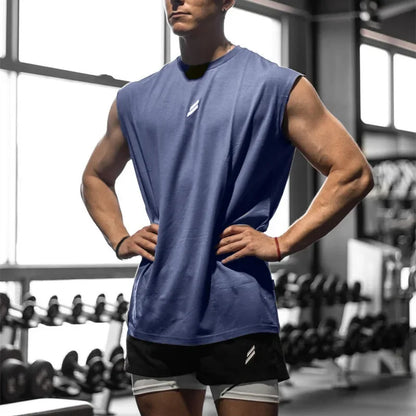 Qolsuz T-shirt Kişilər üçün Tez quruyan Fitnes Bodibildinq Köynək Kişi Moda Basketbol Jilet Tor Nəfəs ala bilən Yay İdman Zalı Maykası Kişilər üçün