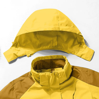 Hooded Ski Jacket - Windproof Winter Sports Coat