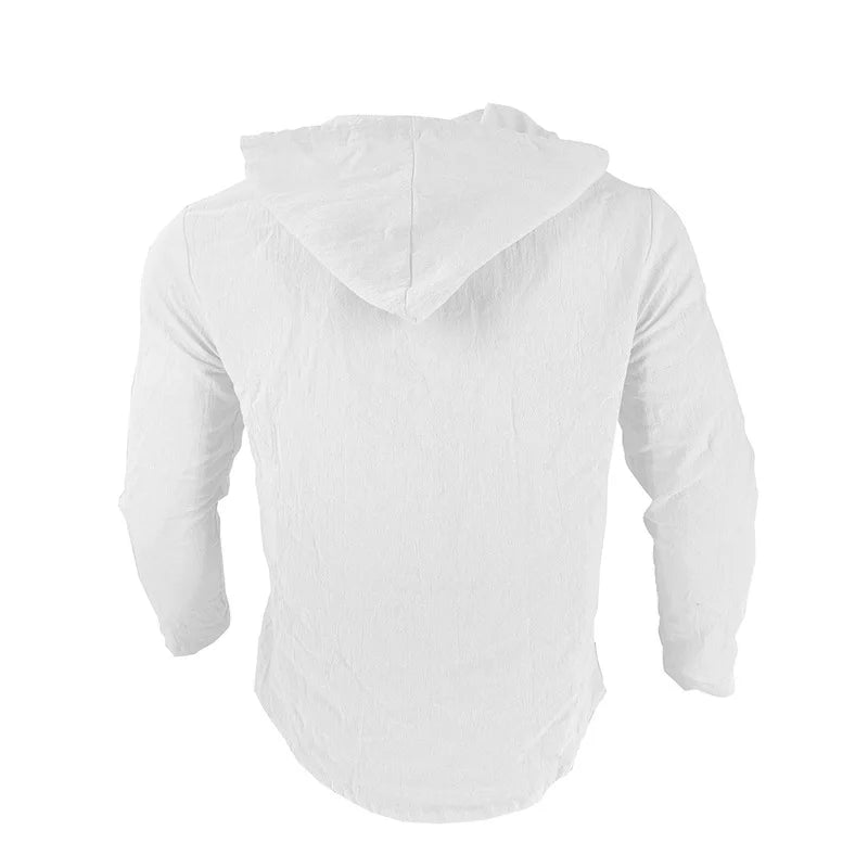 Men's Hooded Long Sleeve Beach Shirt
