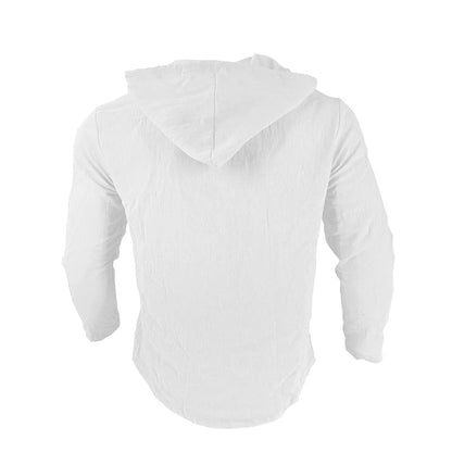 Men's Hooded Long Sleeve Beach Shirt