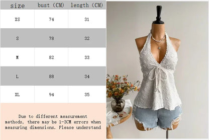Women's V-Neck Lace Top - Summer Beach Vacation Top