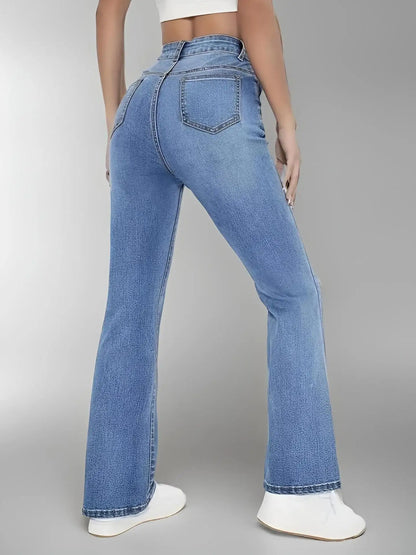 New Women's Hot Jeans Slimming European High Waist