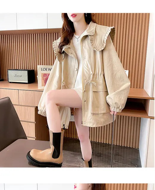 Women's Waterproof Trench Coat - Thin Windbreaker