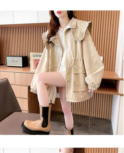 Women's Waterproof Trench Coat - Thin Windbreaker