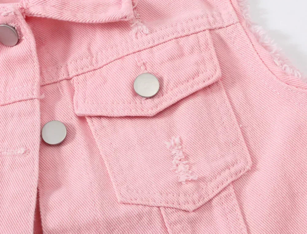 Qadınlar üçün cins jilet, payız geyimləri, moda geyimləri, gündəlik vintage zərif qolsuz pencək