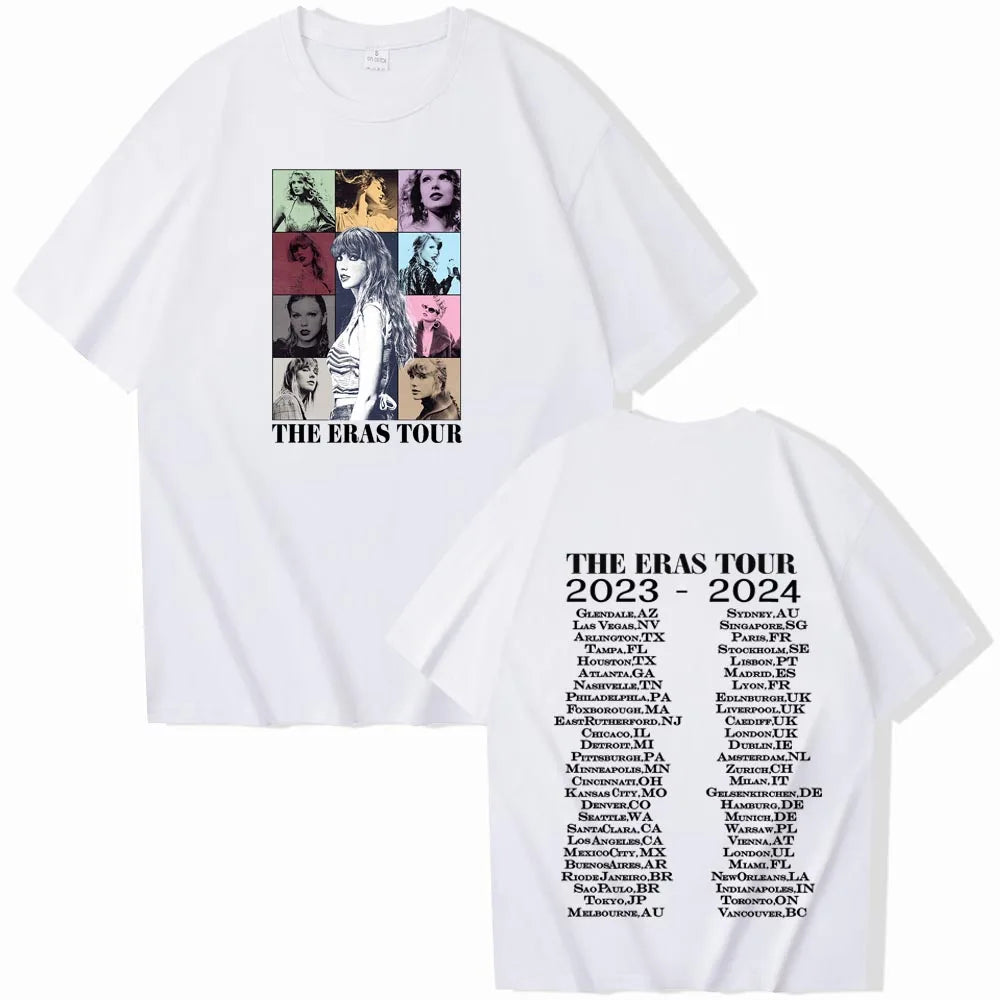 The Era Tour T-Shirt - Harajuku O-Neck Casual Tee for Men & Women (Fan Gift)