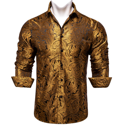 Men's Slim Fit Long Sleeve Dress Shirt