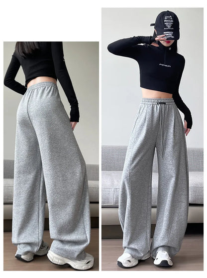 Sports Pants Women Spring Autumn High-Waisted Slim