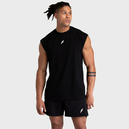 Qolsuz T-shirt Kişilər üçün Tez quruyan Fitnes Bodibildinq Köynək Kişi Moda Basketbol Jilet Tor Nəfəs ala bilən Yay İdman Zalı Maykası Kişilər üçün