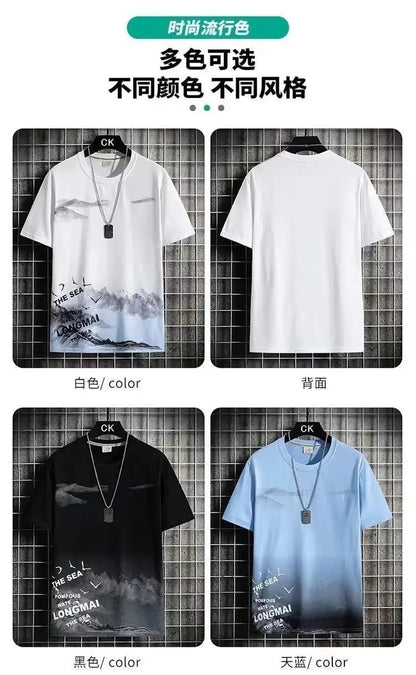 Men's Summer Shorts & Tee 2-Piece Tracksuit