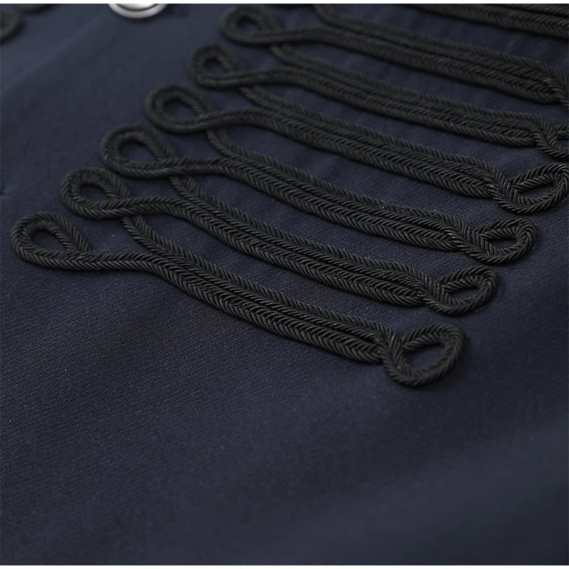 Retro Denim Military Jacket Women 2026