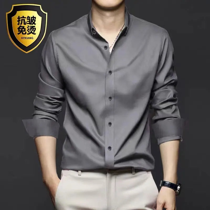 Men's Non-Iron Breathable Business Shirt