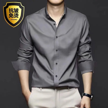 Men's Non-Iron Breathable Business Shirt