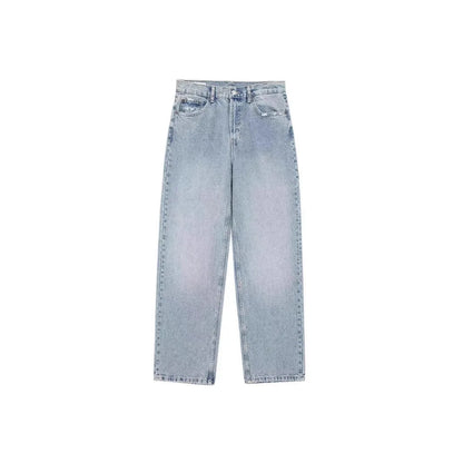 Jeans Women Denim Pant Straight Trousers Wide Leg High Waist Y2K